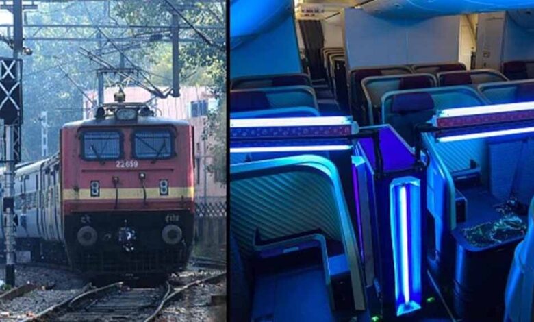 यात्रियों के लिए बड़ी राहत: भारतीय रेलवे देगी संक्रमण-मुक्त हवा, ट्रेन के डिब्बों में खास इंतजाम