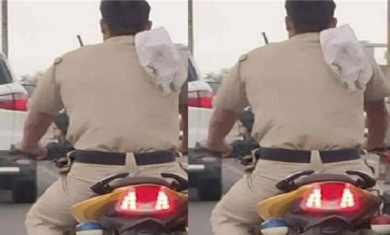 बालाघाट: हेलमेट न पहनने पर SP ने पुलिस आरक्षक को सस्पेंड किया, कार्रवाई सख्त