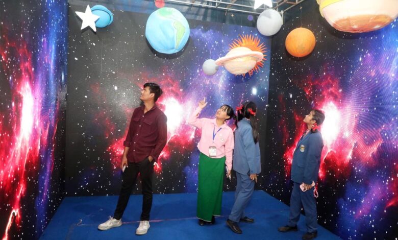 राष्ट्रीय बाल वैज्ञानिक प्रदर्शनी में बच्चों द्वारा तैयार किये गये मॉडल बने आकर्षण का केन्द्र