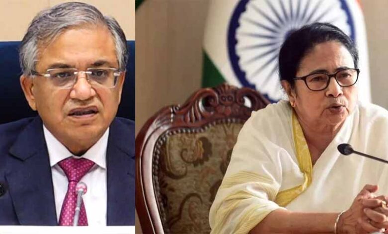 ममता बनर्जी का केंद्र को कड़ा संदेश: SIR प्रक्रिया रोकने की मांग, ज्ञानेश कुमार को लिखा पत्र