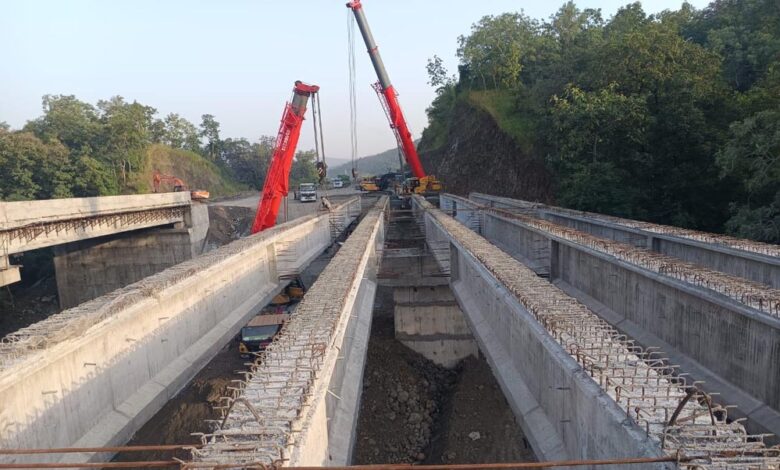 इंदौर–खंडवा हाइवे पर 450 मीटर वायाडक्ट का निर्माण, भैरव घाट का खतरनाक मोड़ होगा खत्म