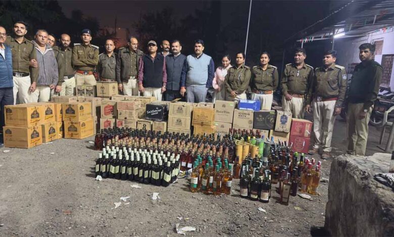 भोपाल आबकारी विभाग द्वारा लगातार की जा रही कार्यवाही