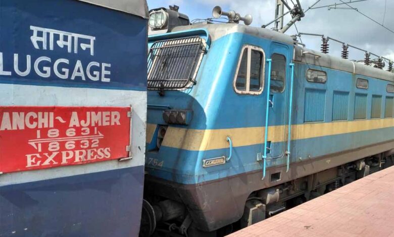 अजमेर-रांची-अजमेर के मध्य चलने वाली साप्ताहिक स्पेशल ट्रेन की अवधि बढ़ाई