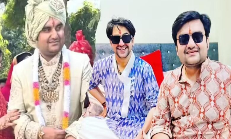 वृंदावन-में-धूमधाम:-कथावाचक-इंद्रेश-उपाध्याय-की-ग्रैंड-शादी,-बाबा-बागेश्वर-की-चर्चा-में-खुशियाँ