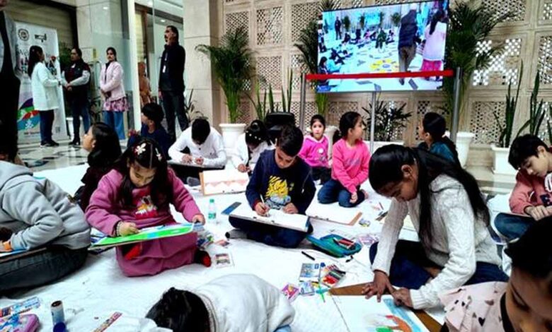 मध्यप्रदेश उत्सव का दूसरा दिन : ड्राइंग प्रतियोगिता का आयोजन