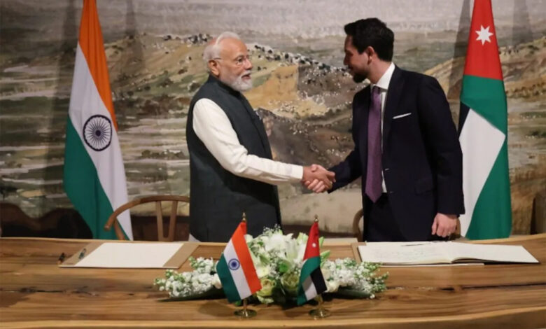 पीएम मोदी की जॉर्डन यात्रा से भारत–जॉर्डन संबंधों को नई रफ्तार, 5 अहम समझौतों पर बनी सहमति