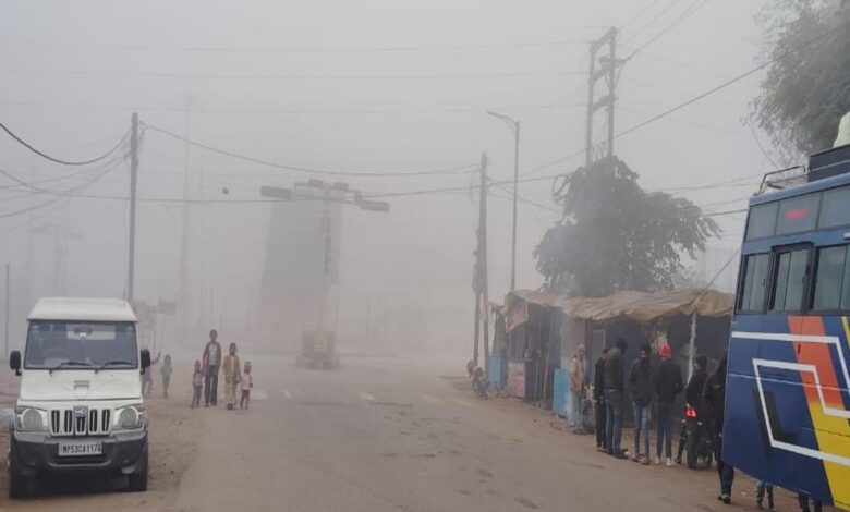 मध्यप्रदेश-में-शीतलहर-का-असर:-भोपाल-ग्वालियर-समेत-22-जिलों-में-घना-कोहरा,-ट्रेनों-और-फ्लाइट-में-देरी