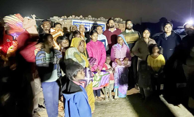 सेवा के संकल्प ने ठंड को दी मात—ग्राम टांडा में CBOA भोपाल का कंबल वितरण अभियान