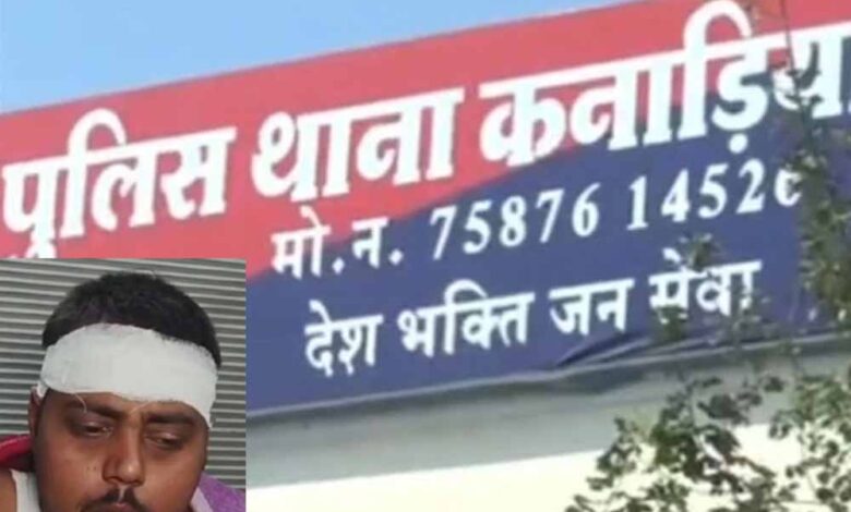 बीच सड़क पर शराब पीने से रोका तो ट्रैफिक पुलिसकर्मी का फोड़ा सिर, थाने से भी नहीं मिली मदद