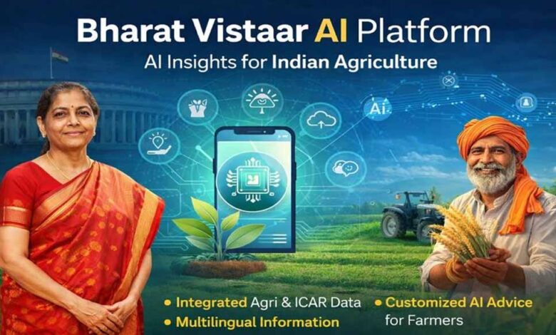 बजट में बड़ा ऐलान: किसानों की आय बढ़ाने को लॉन्च हुआ Bharat Vistaar AI प्लेटफॉर्म, ऐसे बदलेगा किस्मत