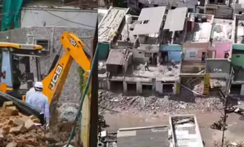 राजकोट-में-अतिक्रमण-पर-बड़ी-कार्रवाई:-1400-से-अधिक-अवैध-निर्माण-ध्वस्त,-लोगों-में-रोष