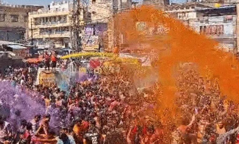 भोपाल में रंगपंचमी का जश्न, सुभाष चौक-सराफा से निकलेगा रंग-गुलाल और ढोल-नगाड़ों से सजी परेड