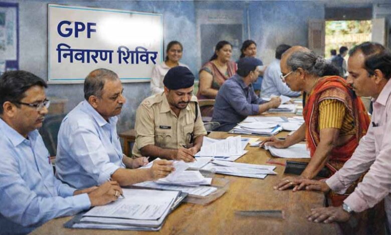 जीपीएफ संबंधी समस्या के निराकरण के लिए जबलपुर में लगेगा 16 मार्च को शिविर