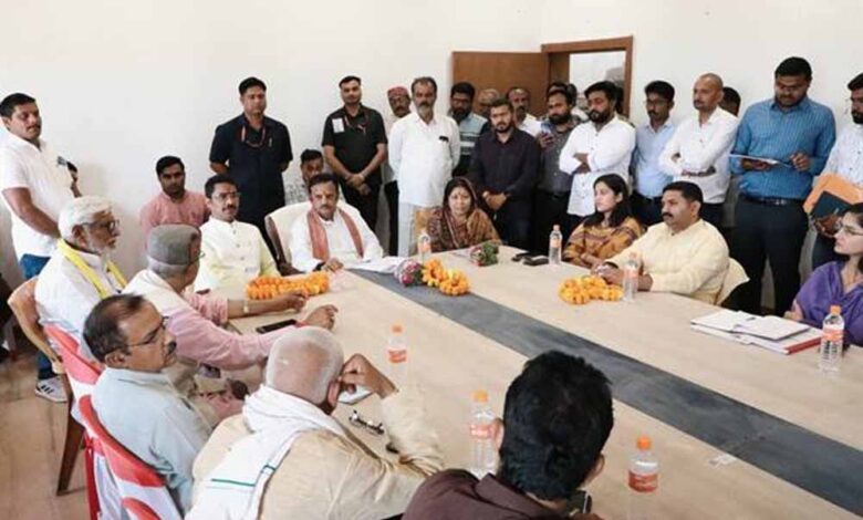 हिनौती गौधाम में मास्टर प्लान के अनुसार ही निर्माण कार्य कराये जायें : उप मुख्यमंत्री  शुक्ल