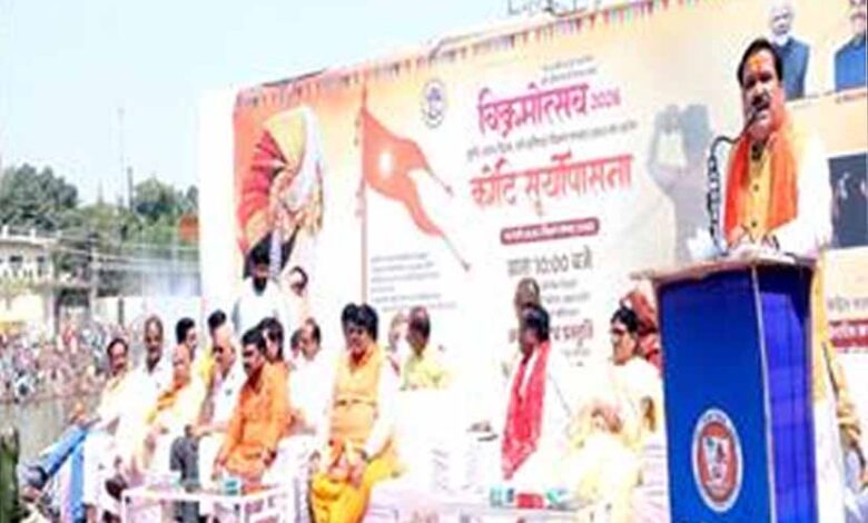 सम्राट विक्रमादित्य की गाथा केवल इतिहास नहीं,बल्कि प्रेरणा का स्रोत है: मंत्री  टेटवाल सूर्योपासना कार्यक्रम में हुए शामिल