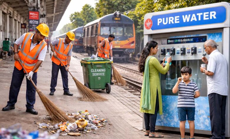 रेलवे की नई पहल: स्टेशनों और कॉलोनियों में मिलेगा शुद्ध पानी, भोपाल मंडल ने शुरू किया सफाई अभियान