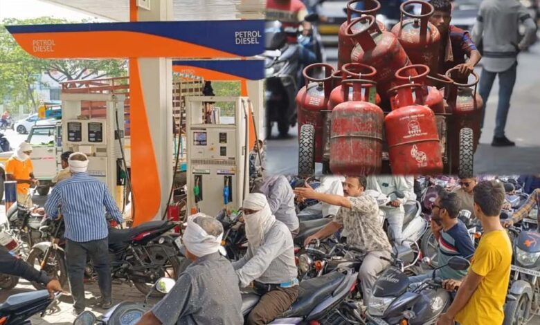 पंपों पर भारी भीड़, भोपाल-इंदौर-उज्जैन में पेट्रोल की 25% ज्यादा बिक्री; LPG सिलेंडर के लिए लंबी लाइनें