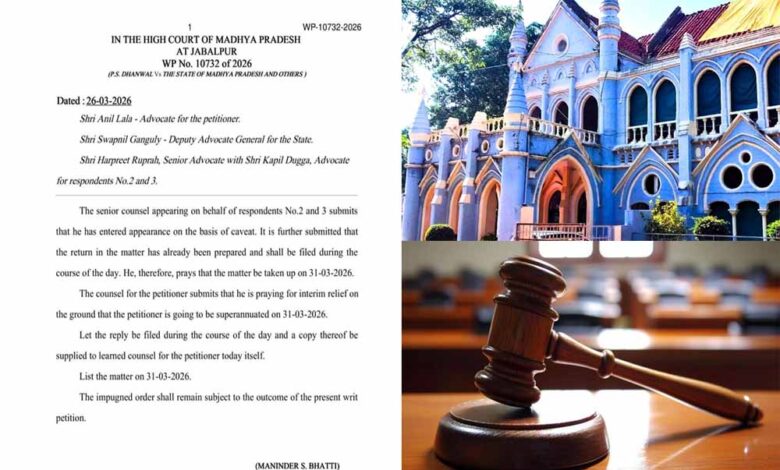 धनवाल की याचिका पर जबलपुर उच्च न्यायालय ने नहीं दिया स्थगन
