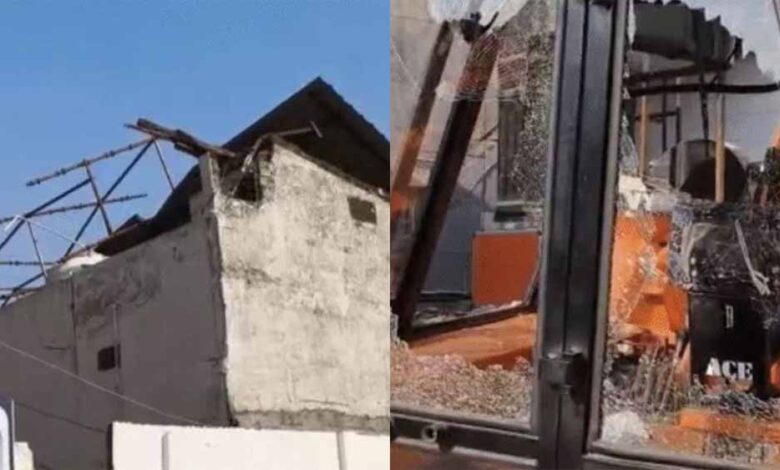 इंदौर में बड़ा हादसा: सुयश अस्पताल परिसर में 70 फीट ऊंचा छज्जा गिरा