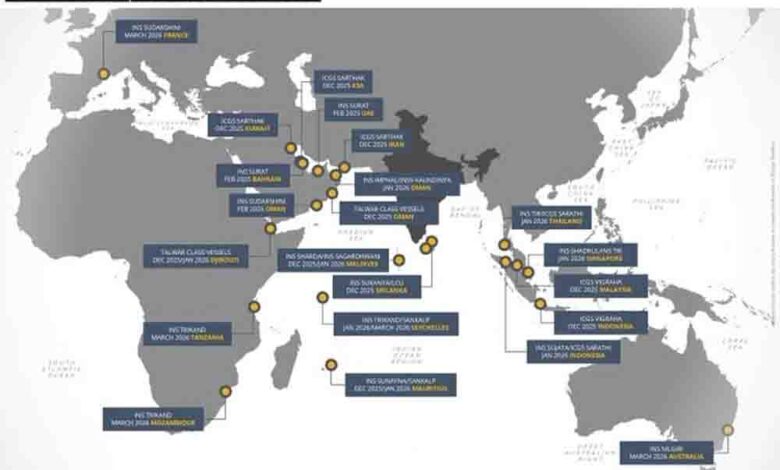 समंदर में भारत की दहाड,ऑस्ट्रेलिया से फ्रांस तक दिखा नौसेना का दम, रणनीतिक मोर्चों पर बढ़ाई मौजूदगी