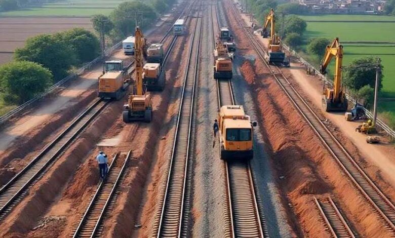 800 मीटर का ट्रैक तैयार, जुलाई से शुरू होगी नई रेल लाइन, कई गांव होंगे कनेक्ट