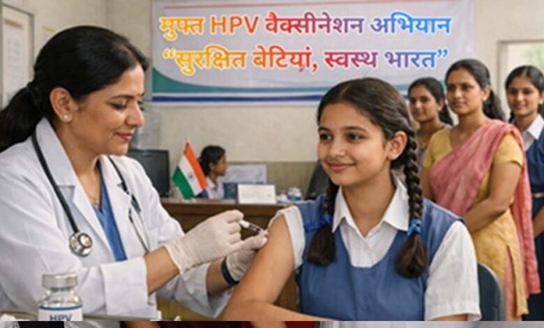 सर्वाइकल कैंसर और एचपीवी टीकाकरण में एमपी सबसे आगे, 5 लाख बालिकाओं का हुआ वैक्सीनेशन