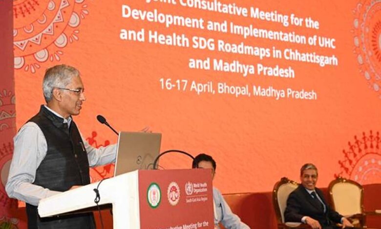 यूनिवर्सल हेल्थ कवरेज और सतत विकास लक्ष्य के लिए तैयार करे व्यावहारिक और भविष्योन्मुखी मॉडल : मुख्य सचिव जैन