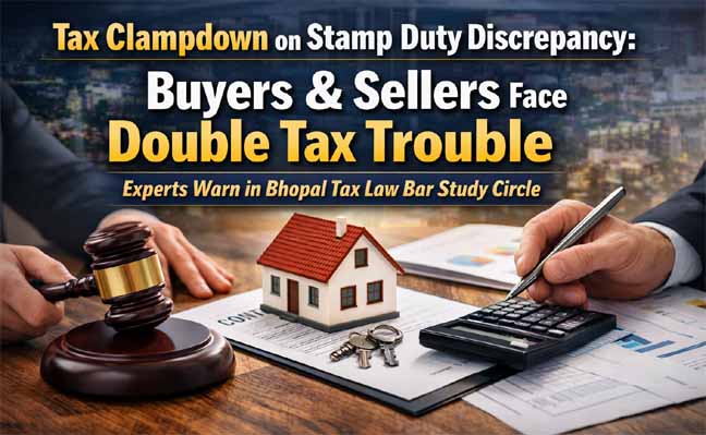 स्टांप ड्यूटी के अंतर पर आयकर का शिकंजा सख्त — खरीदार और विक्रेता दोनों पर पड़ सकता है दोहरा टैक्स बोझ