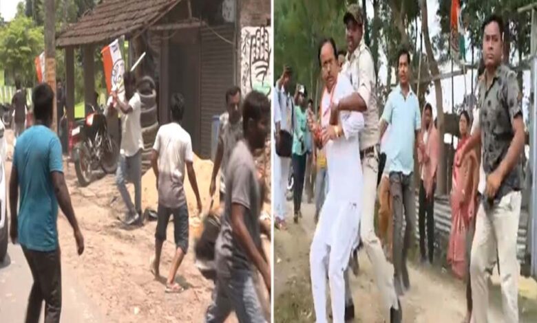 हुमायूं कबीर की कार पर हमला, सुवेंदु सरकार को दौड़ा-दौड़ाकर पीटा, बंगाल वोटिंग में हिंसा का तांडव