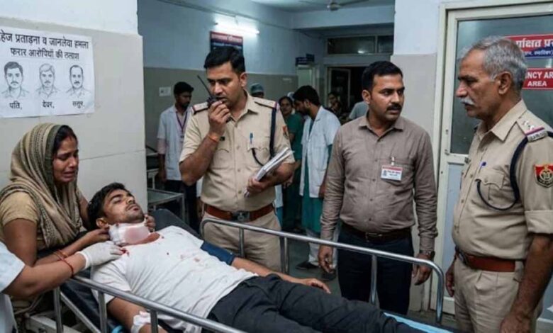 Gwalior में खौफनाक वारदात, बहन को लेने पहुंचे भाई पर ससुराल में हमला; गला रेता