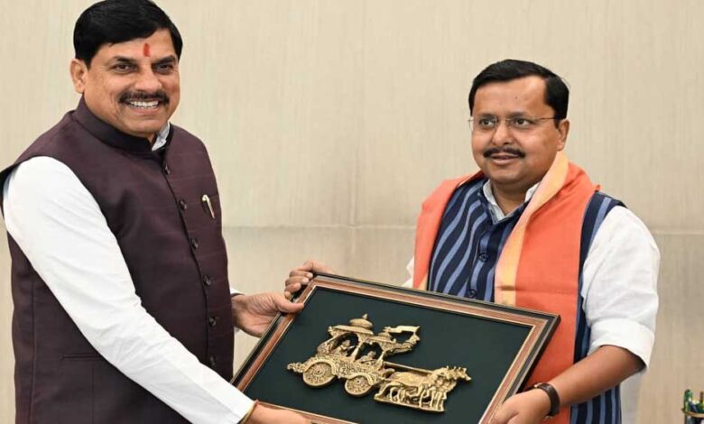 मुख्यमंत्री मोहन यादव ने नई दिल्ली में राष्ट्रीय अध्यक्ष नितिन नबीन से की सौजन्य मुलाकात, समसामयिक मुद्दों पर चर्चा