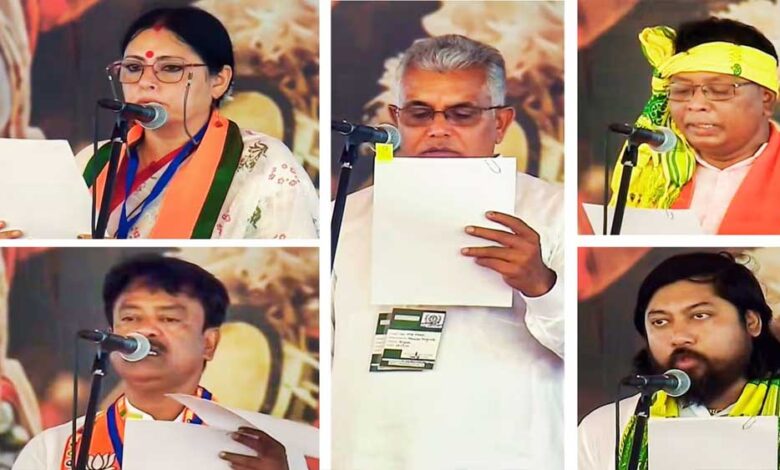 शुभेंदु अधिकारी बने बंगाल के नए CM, पीएम मोदी और NDA शासित राज्यों के CM रहे गवाह
