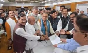mp-राज्यसभा-चुनाव:-भाजपा-उम्मीदवार-तरुण-चुघ-और-रजनीश-अग्रवाल-ने-भरा-नामांकन,-cm-मोहन-यादव-रहे-मौजूद